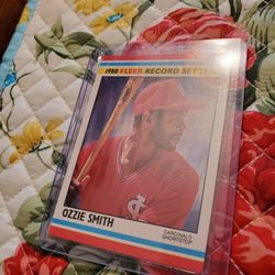 Ozzie Smith Baseball Cards Lot 