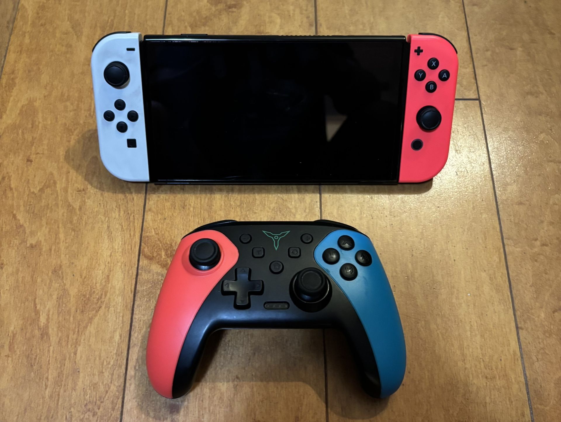Nintendo Switch OLED with MicroSD Carrying Case 3rd Party Pro Controller and More