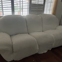 Couch 3 seats Recliner - Must go this week.