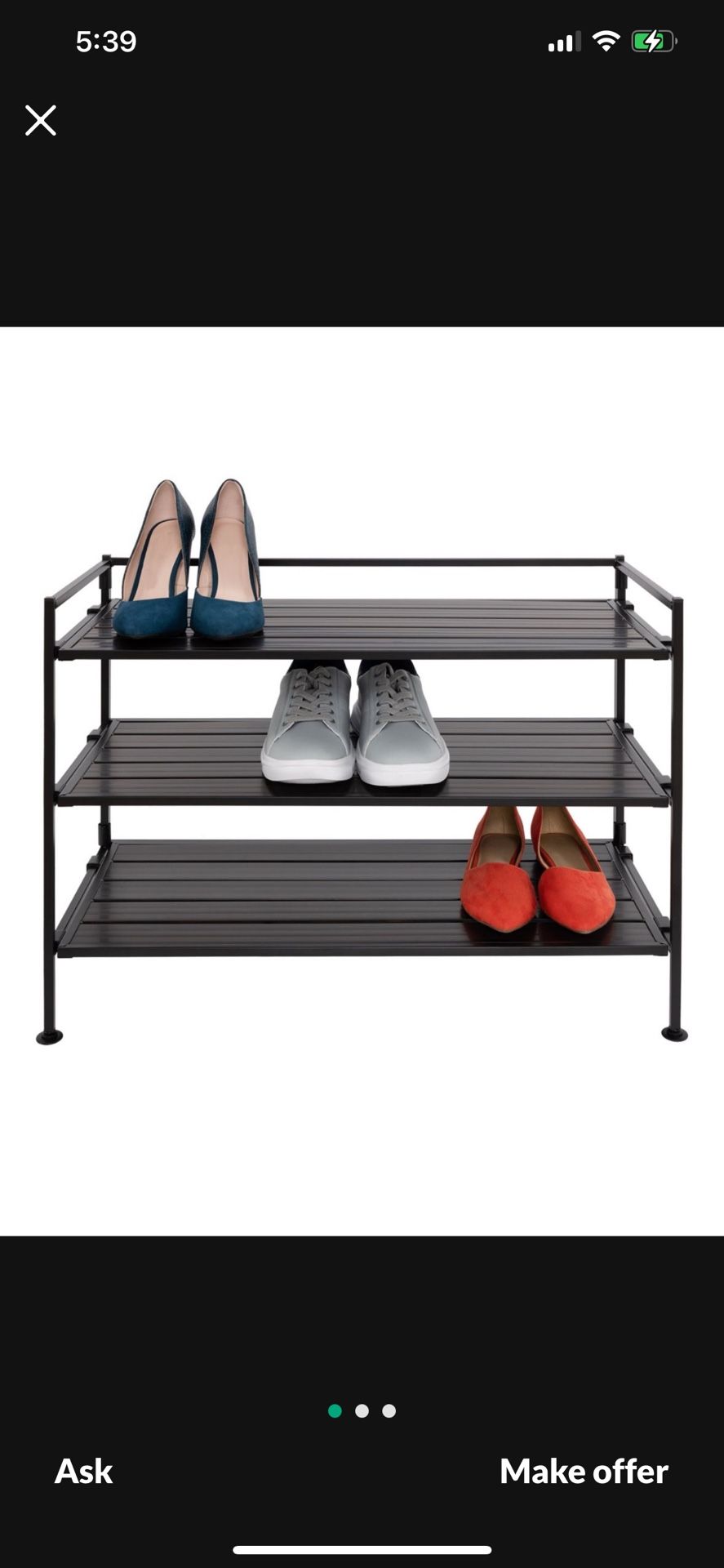 Metal Shoe Rack