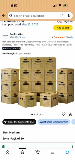 Free moving boxes 15 M sized + 5 S sized