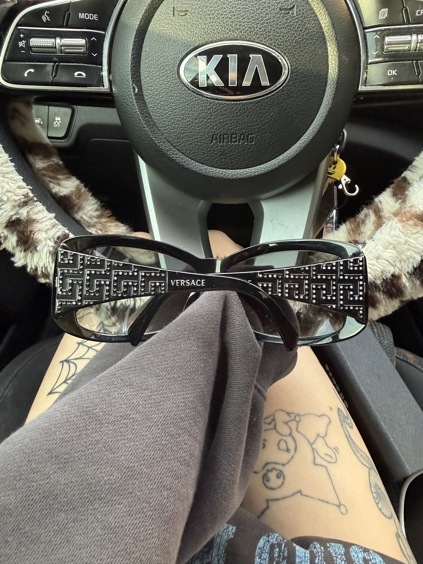 Authentic Versace Sunglasses With Case And COA