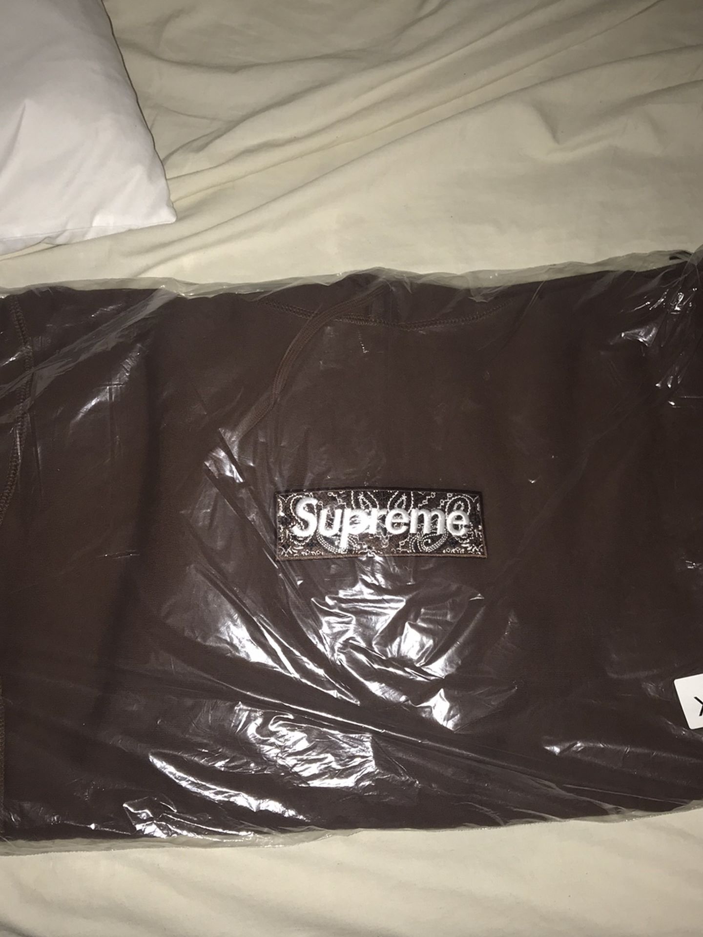 Supreme Brown Banana Box Logo Tee Xl