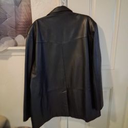 Men's Leather Jacket Size 2X