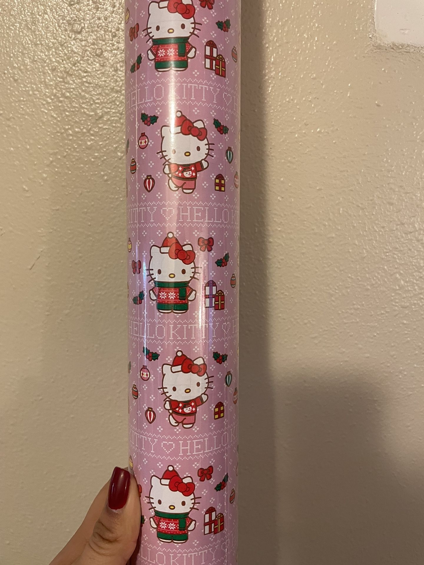 Hello Kitty Pink Wrapping Paper