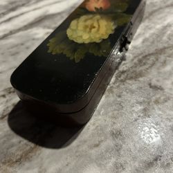 Antique Lacquer Jewelry Box 