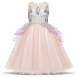 Size 4 dress unicorn color pink