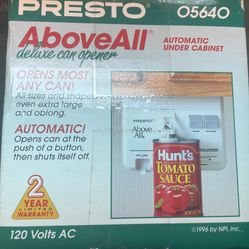 Presto Under Counter Multi Function Can Opener