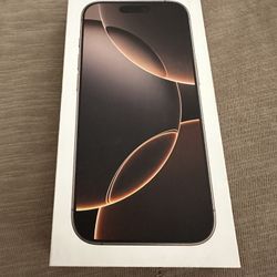 New Apple iPhone 16 Pro 256gb Desert Titanium Unlocked