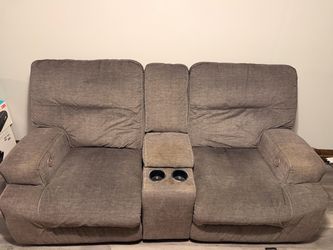 Reclining couch with Center Console