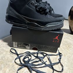 Jordan 3 Black Cat 