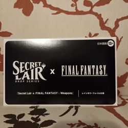 Magic The Gathering Final Fantasy Secret Lair Weapons Japanese 