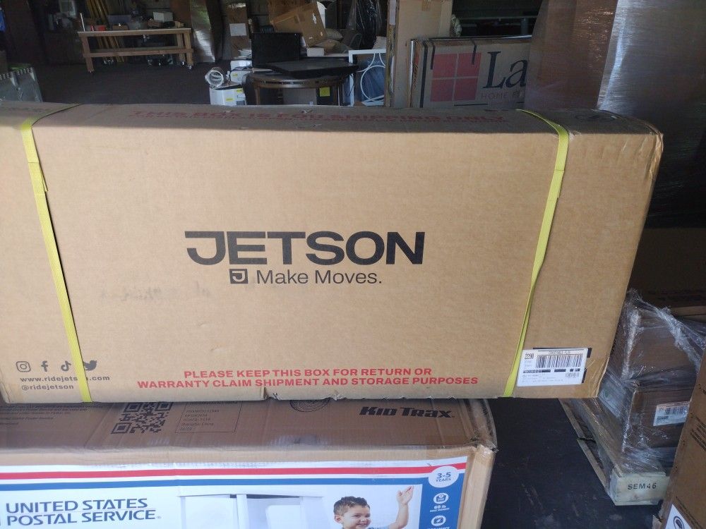 Jetson Loomis Electric Scooter - Gray: Bluetooth, Folds, Hand-Operated Brakes, LED Lights