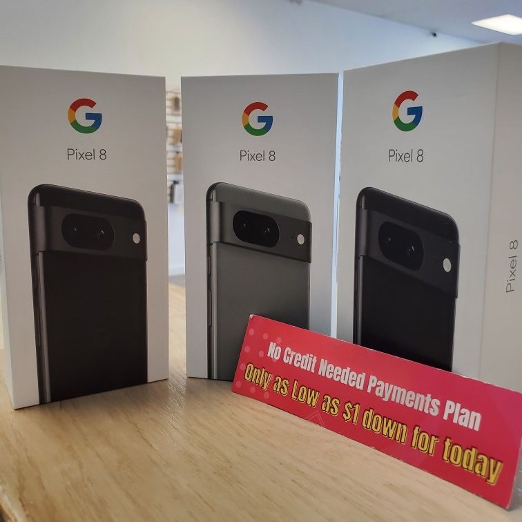 Google Pixel 8 - $1 DOWN TODAY, NO CREDIT NEEDED