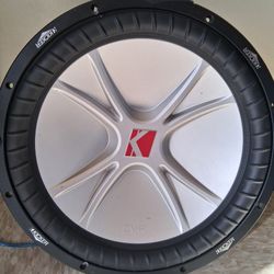 15" Subwoofer And Amp  Works Good Hits Hard 