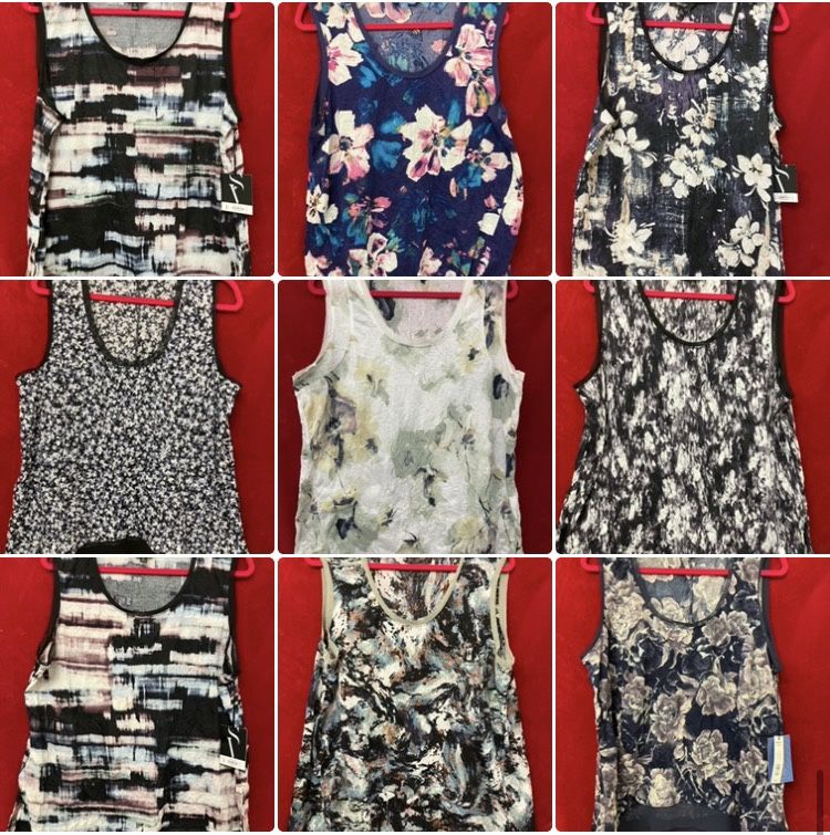 VERA WANG Sleeveless Crinkle Tank Tops WOMENS Size XL ‼️ NEW ‼️ $10 Each Or 3 For $25 ‼️ STORE CLOSING ‼️
