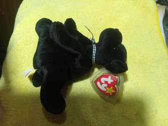 Rare Retired TY LUKE Beanie Baby 1999 with MANY Tag Errors Excellent Condition