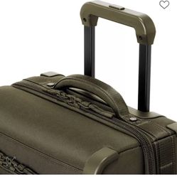 Dagne Dover 20.5 Seattle Carry-On Spinner 33L Olive Laptop Compartment Expandable Wheels