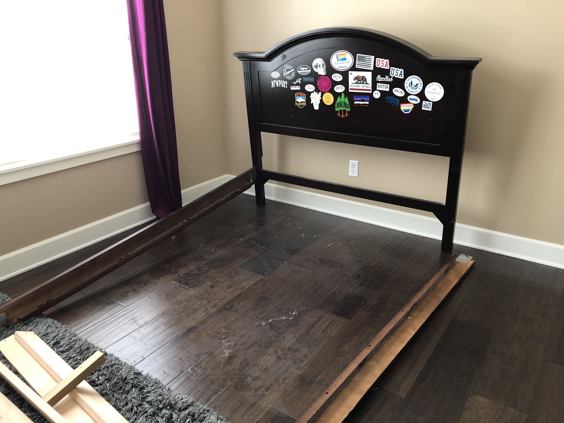 Double/Full bed frame and dresser