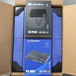 vSeeBox V6 Max/ V6 Plus Smart 8K TV Box - Brand New, Sealed - Fully Loaded - Authorized Seller ‼️