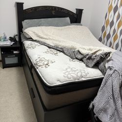 Full Bed Set With Mattress And Frame