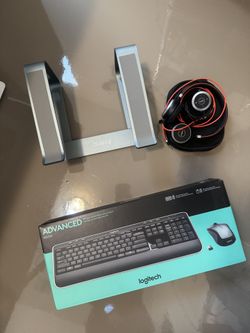 Logitech Keyboard & Mouse Bundle + JBL Headphones