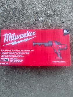 Milwaukee M18 Cordless Caulk and Adhesive Gun
