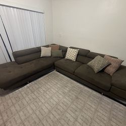City Furniture Sectional Couch with Chaise + Storage – Cheap