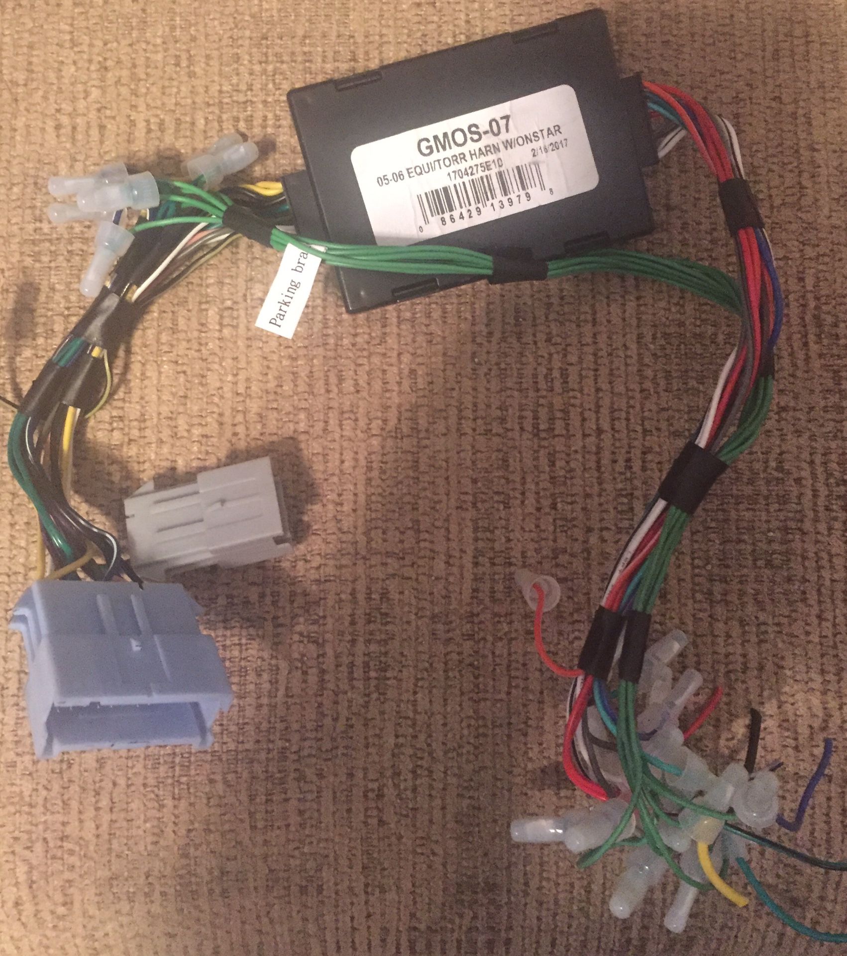 05-06 equinox/06 torrent aftermarket radio wire harness