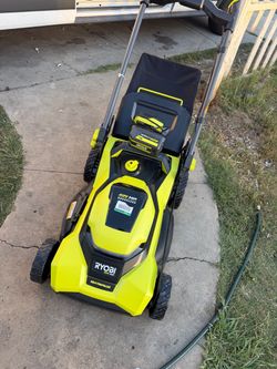 RYOBI 40V HP Brushless 21 in. Cordless Battery Walk Behind Self-Propelled Lawn Mower with (1)6.0 Ah Batteries and Charger
