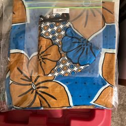 Face masks with matching head wraps