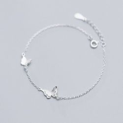 NEW 925 Sterling Silver Butterfly Bracelet