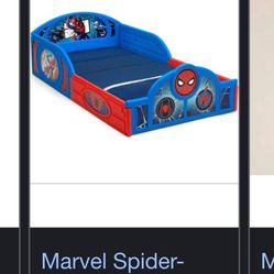 Spider man toddler bed fram