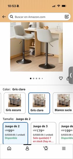 Bar Stools / Banquetas modernas nuevas en caja