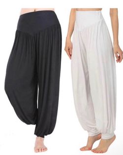 Brandnew(3XL)Super Soft Modal Spandex Harem Yoga Pilates Pants