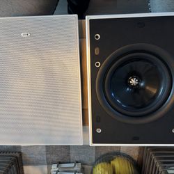 Kef In-wall Speakers Ci200QL X2 and Ci60ES Pair Priced To sell!