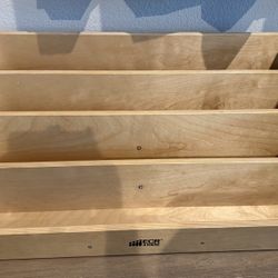 ECR 4 Kids Solid Wood 4-tier Book Shelf 