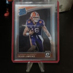 Trevor Lawrence 2021 Chronicles Draft Picks Optic Rated Rookie Silver Holo Jags