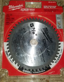 New Milwaukee 5-3/8-Inch 50T Non-Ferrous Metal Blade