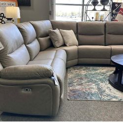 OM• $38 Initial • Brand New Narwall Power Reclining Sectional 