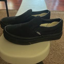 Black Vans 