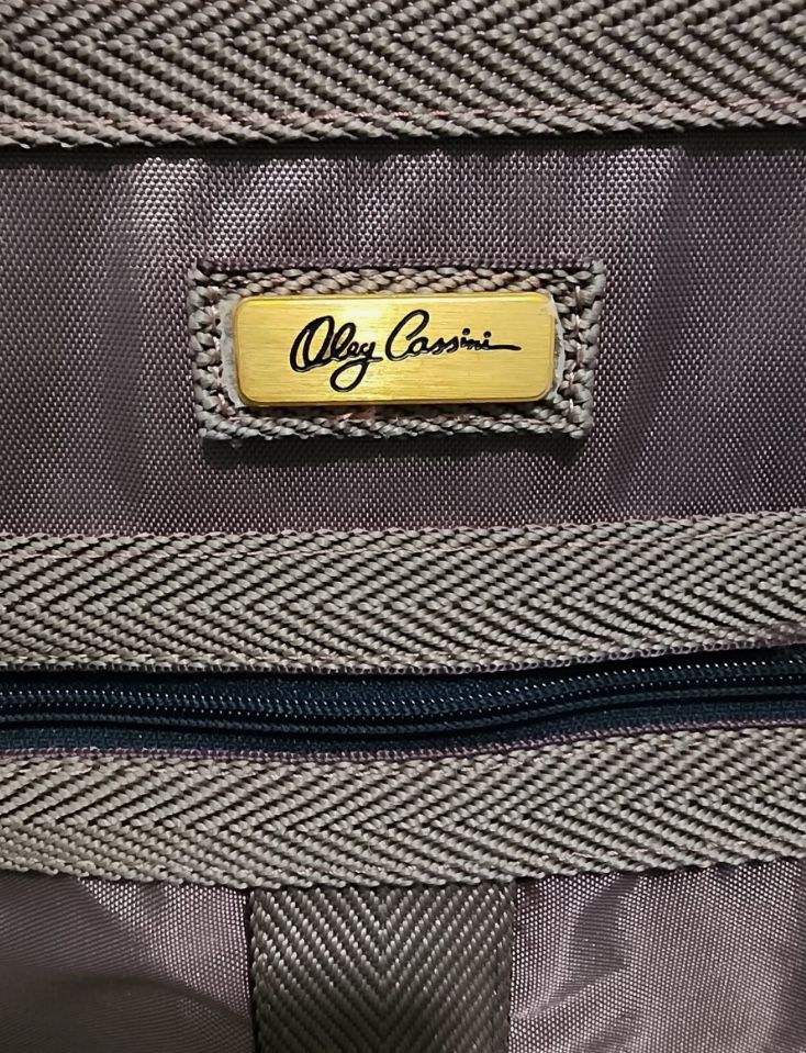 Vintage Oleg Cassini Garment Travel Bag