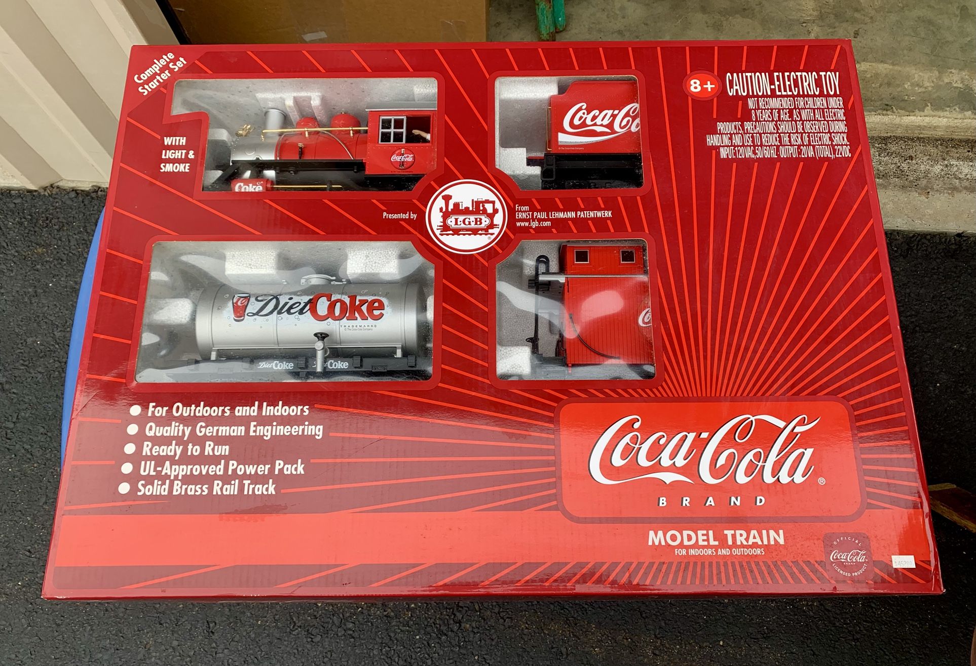 LGB Coca Cola Model Train Starter Set 72428