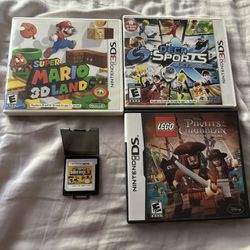 Nintendo 3DS 4 game bundle 