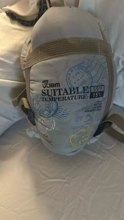 JBM Suitable Temperature (59F ; 15C).  Single Sleeping Bag
