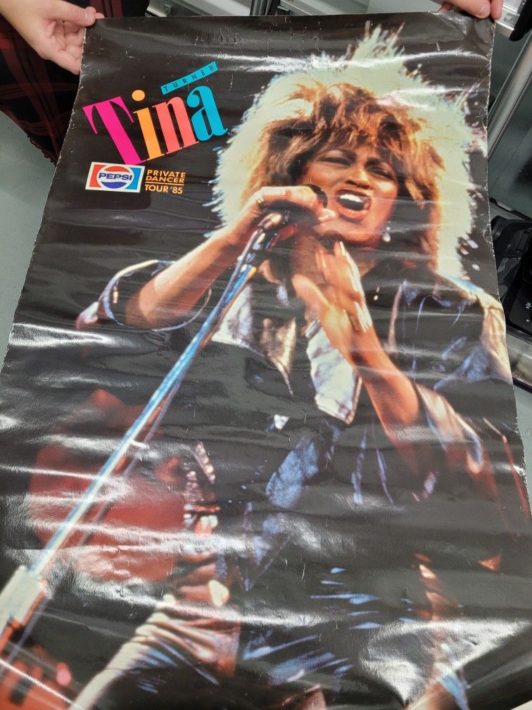 Tina Turner Private Dancer '85 Tour Poster