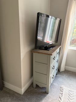 Painted wood dresser