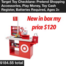 New in box Target Checklane! 🚨$120 cash only pick up only east Palmdale 
