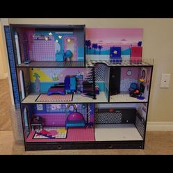 Lol surprise! OMG Real Wood house Doll Playset