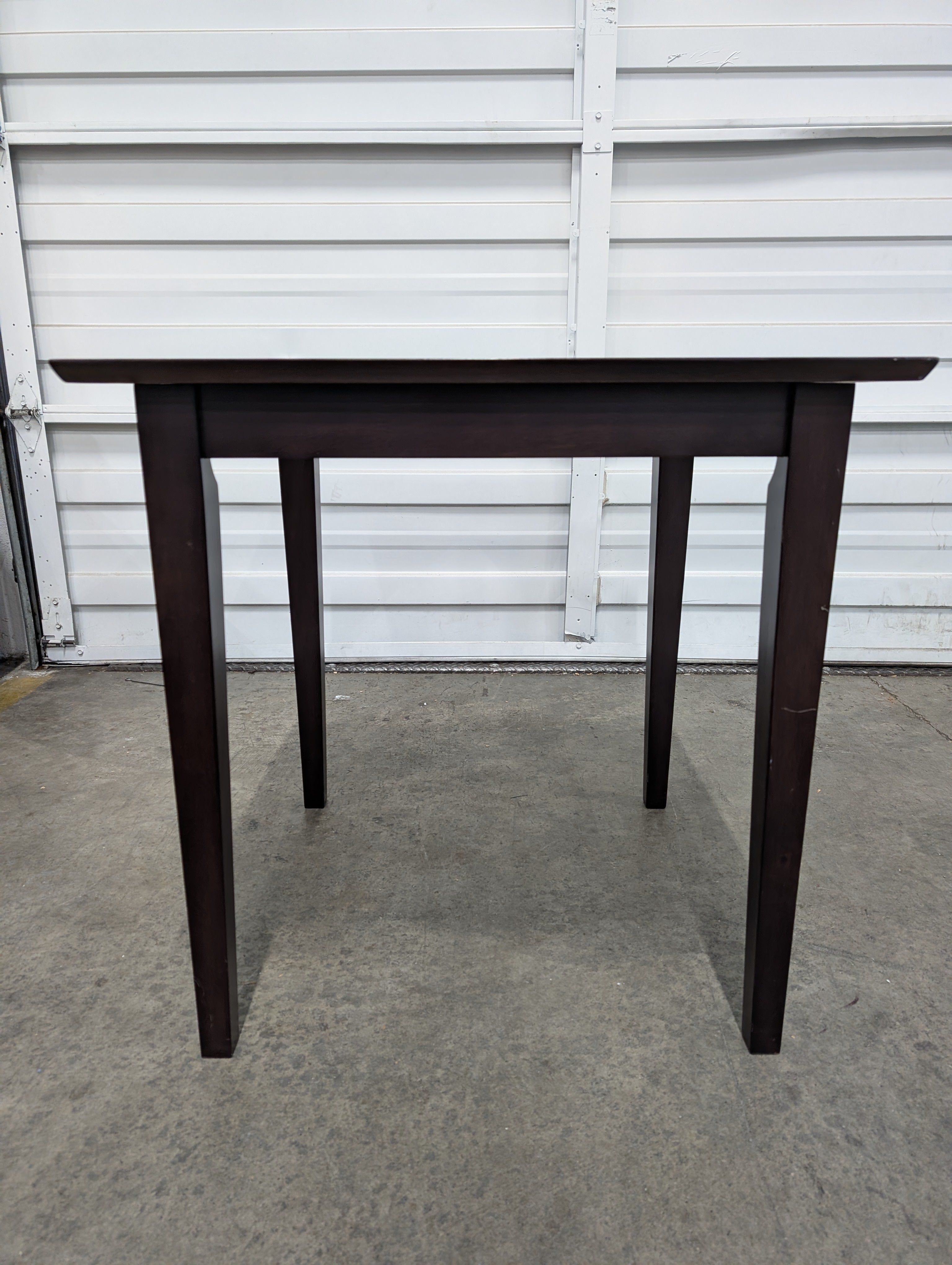 Dark Brown Square Wood Table